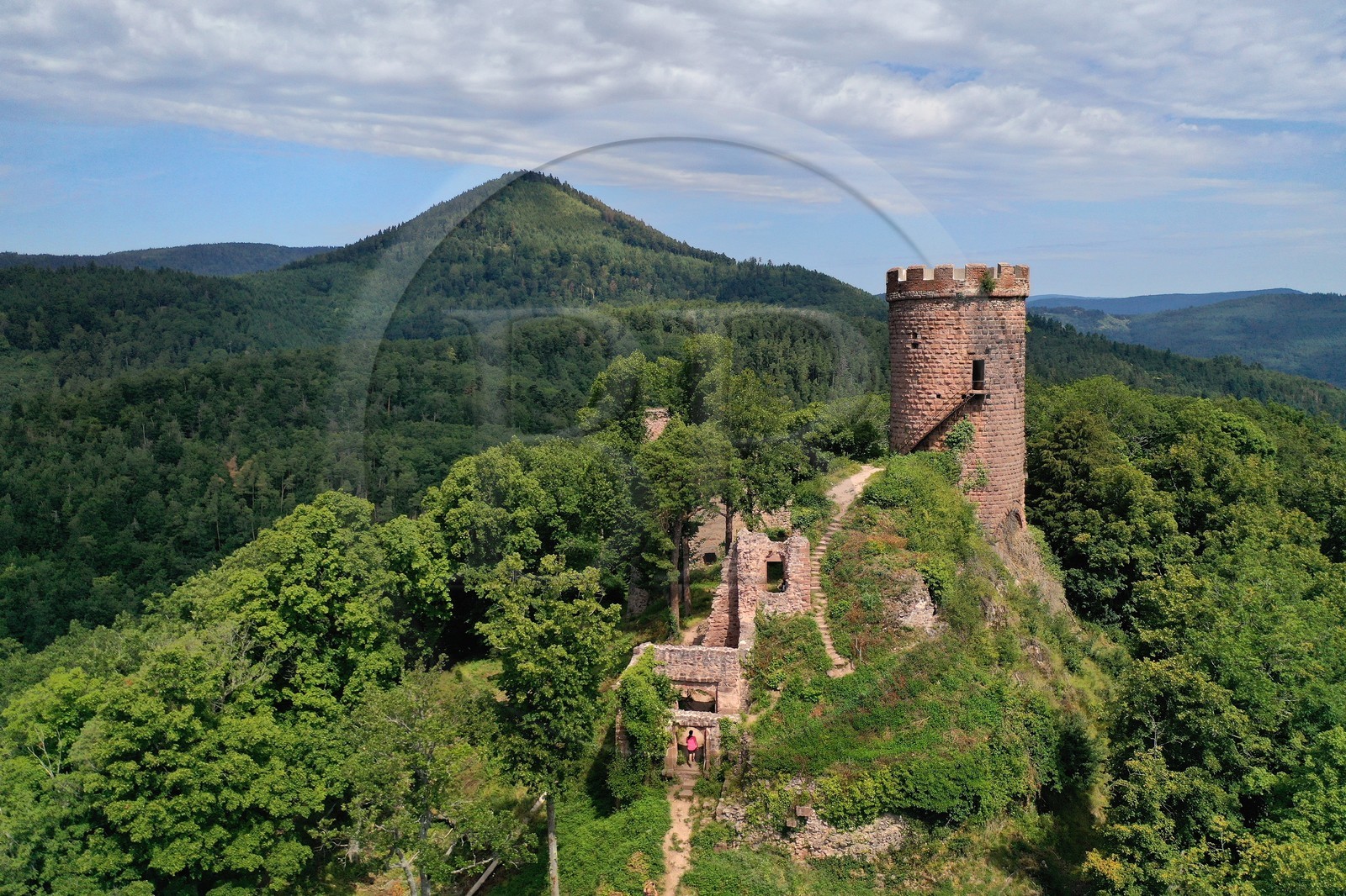 France, Haut-Rhin (68), Route des vins d'Alsace, Ribeauvill