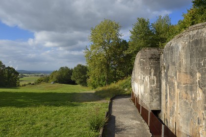 France, Moselle (57), Veckring, Ligne Maginot, forteresse du Hackenberg, bunker et cloche blindée