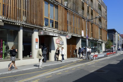 France, Rhone, Lyon, Vaise district, Dock Ouest Residence, hotel from the Bocuse group