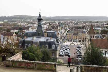France, Aisne, Château-Thierry, the town hall on the town hall square