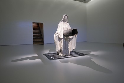 Switzerland, Basel, the Schaulager by the architects Herzog and de Meuron, work of art by the artist Robert Gober