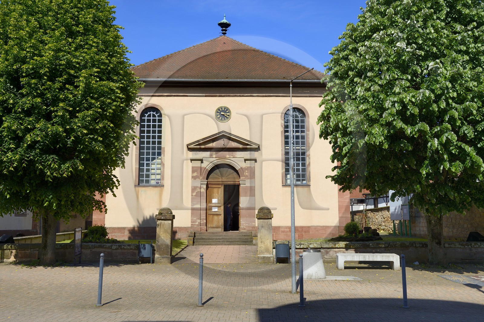 France, Bas-Rhin (67), Bouxwiller, musée judéo-alsacien dans l'ancienne synagogue