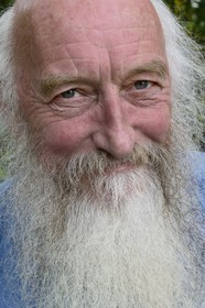 France, Finistere, Parc Naturel Regional d'Armorique (Armorica Regional Natural Park), Monts d'Arree, the singer and storyteller Patrik Ewen