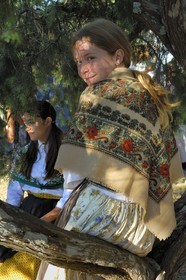 France, Var (83), la Provence Verte, Bras, la Bravade, procession de Saint-Etienne en costumes provençaux traditionnels