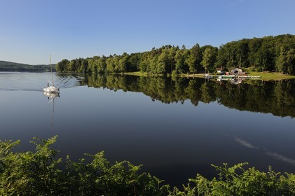 France, Nièvre (58), lac des Settons