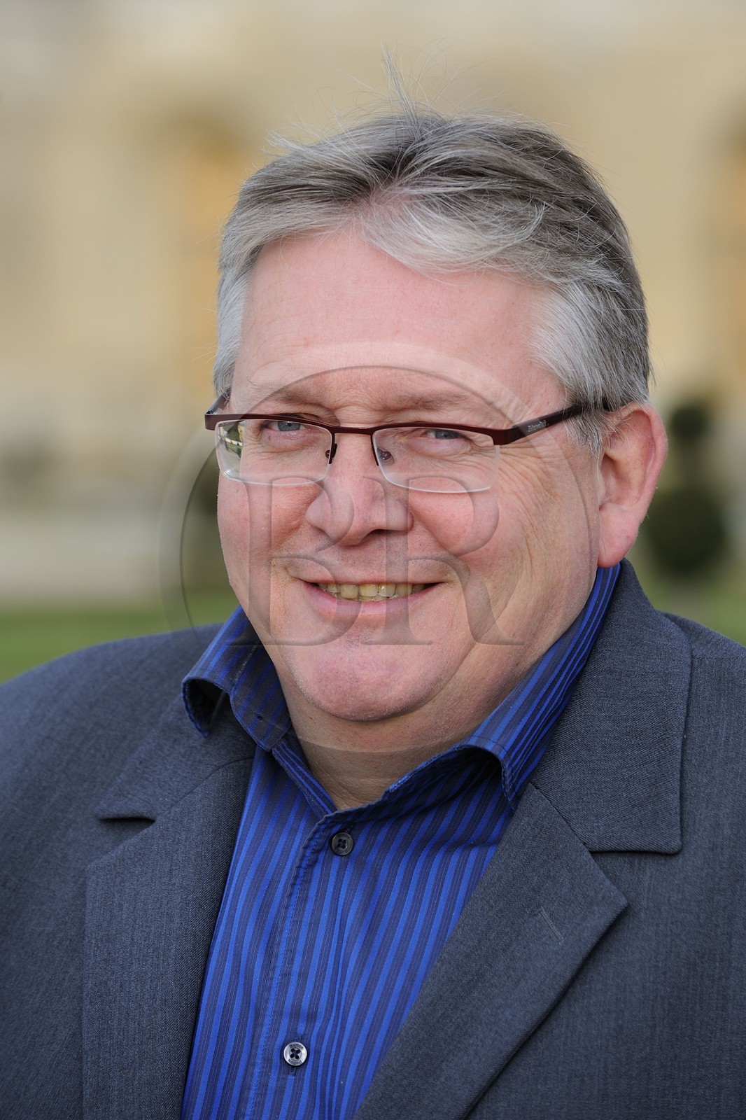 France, Yvelines (78), château de Versailles, le jardinier en chef du Petit Parc Joël Cottin