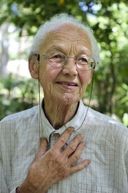 France, Var, Gulf of Saint Tropez, Gassin, labelled Les Plus Beaux Villages de France (The Most Beautiful Villages of France), the botanical garden L'Hardy-Denonain, Marie-Thérèse L'Hardy