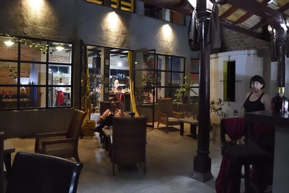 Nicaragua, Granada, le restaurant Ciudad Loung
