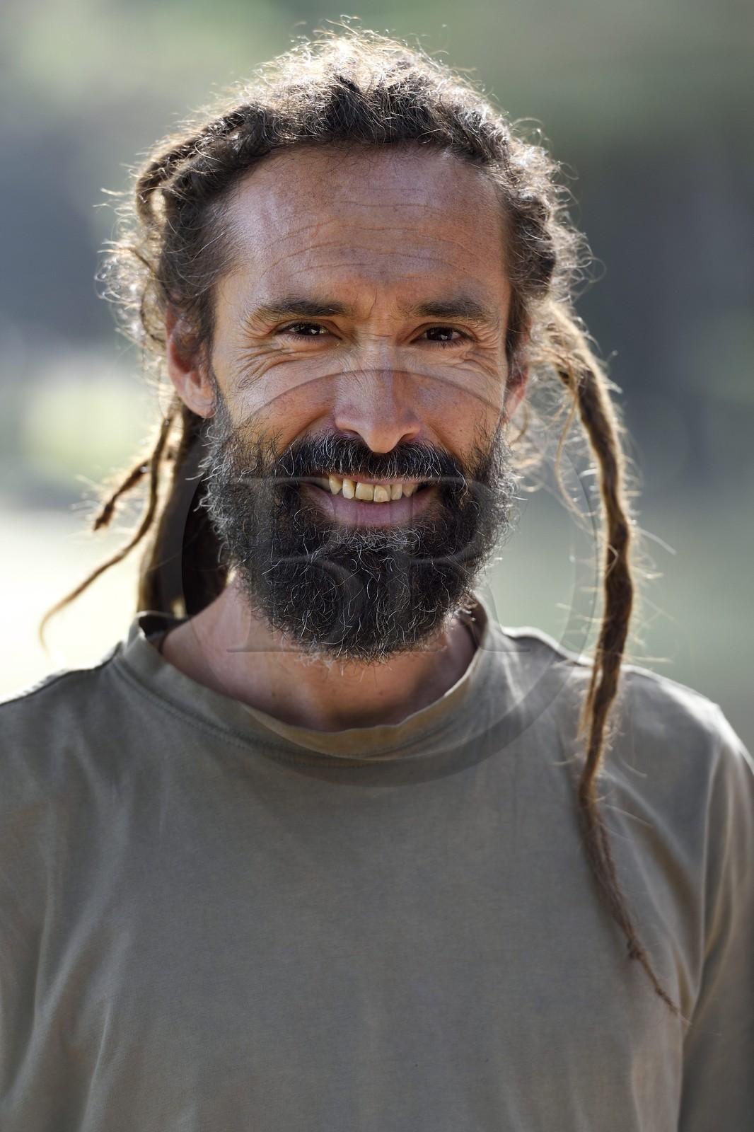 France, Var (83), Massif des Maures, Collobrières, plateau Lambert, le berger Laurent Ripert