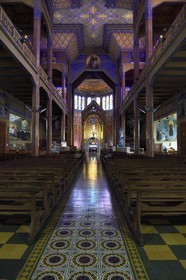 France, Alpes-Maritimes (06), Nice, l’église Notre-Dame-Auxiliatrice de style Art déco