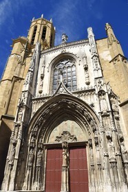 France, Bouches du Rhone, Aix en Provence, Saint-Sauveur Cathedral