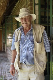 Zimbabwe, Midlands Province, Gweru, Andrew Connolly, creator and owner of Antelope Park home to ALERT (African Lion and Environmental Research Trust)