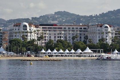 France, Alpes-Maritimes (06), Cannes, l'hotel Majestic du groupe Barrière sur le boulevard de la Croisette