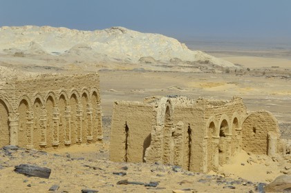 Egypte, Haute Egypte, désert libyque, oasis de Kharga, nécropole copte de Bagawat du IIe au VIIe siècle après JC