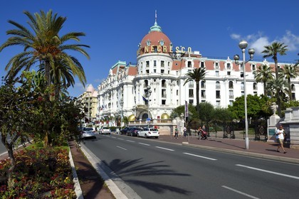 France, Alpes-Maritimes (06), Nice, hotel Negresco sur la Promenade des Anglais
