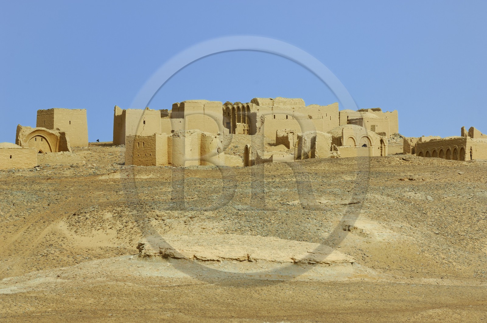 Egypte, Haute Egypte, désert libyque, oasis de Kharga, nécropole copte de Bagawat du IIe au VIIe siècle après JC