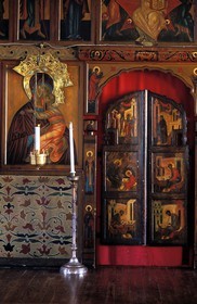 France, Paris 19ème (75), église orthodoxe russe Saint Serge rue de Crimée