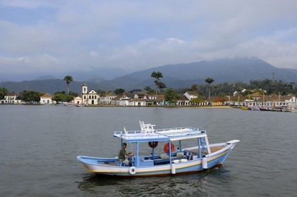 Brazil, Rio de Janeiro State, Paraty, colonial town founded in 1667 to export gold to Europe (Gold Route, Estrada Real)
