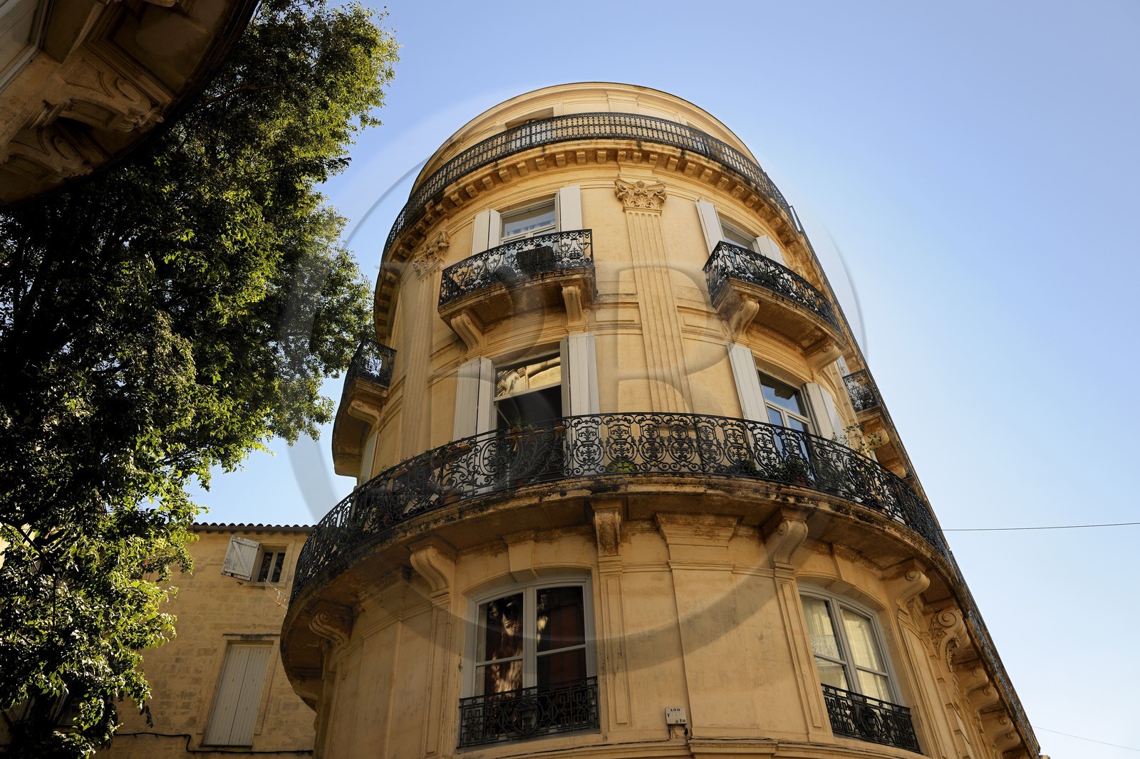 France, Herault, Montpellier, 19th century building on Foch Street