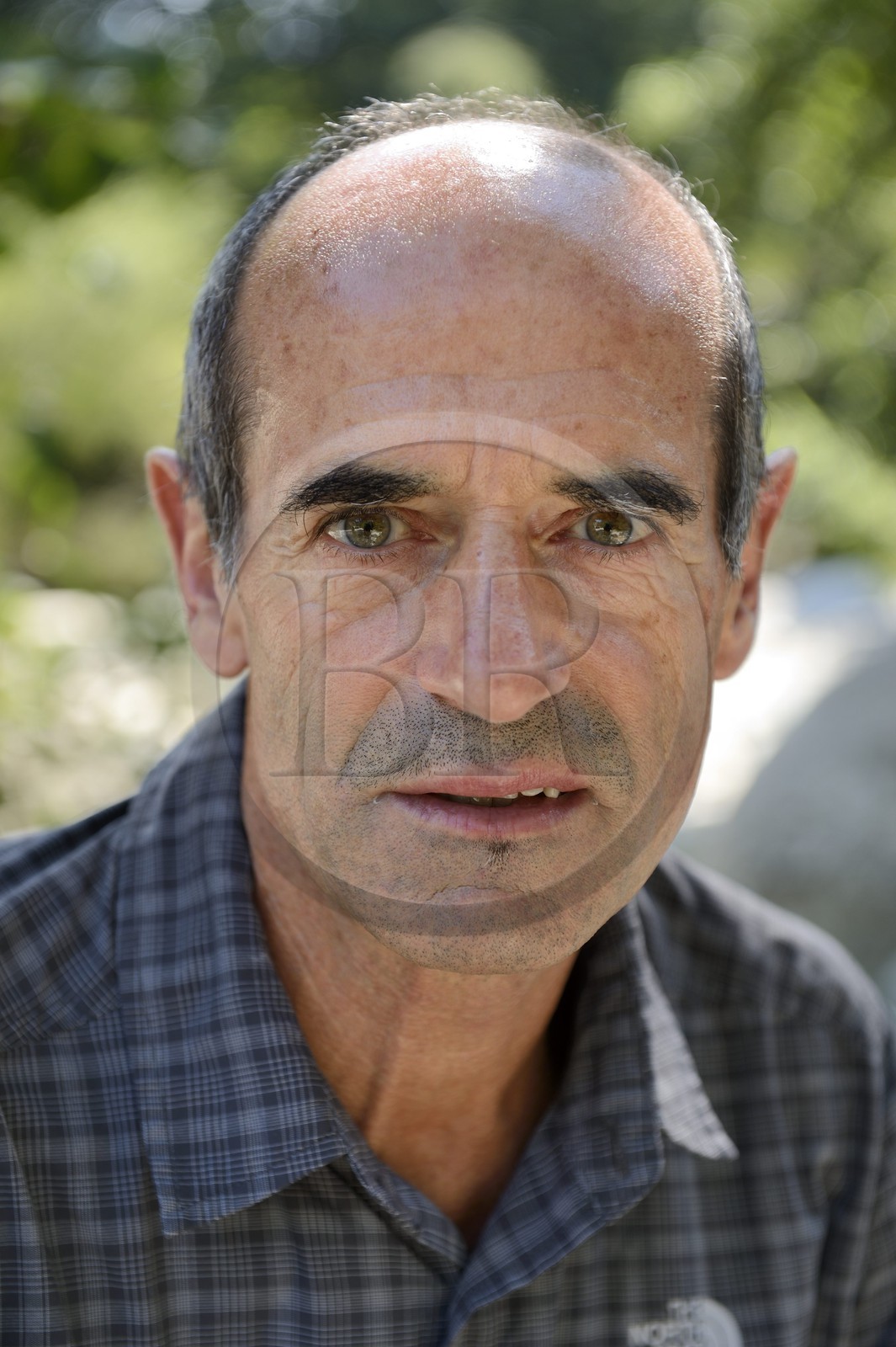 France, Haute-Corse (2B), Corte, Pierre Santucci, coureur recordman du GR20