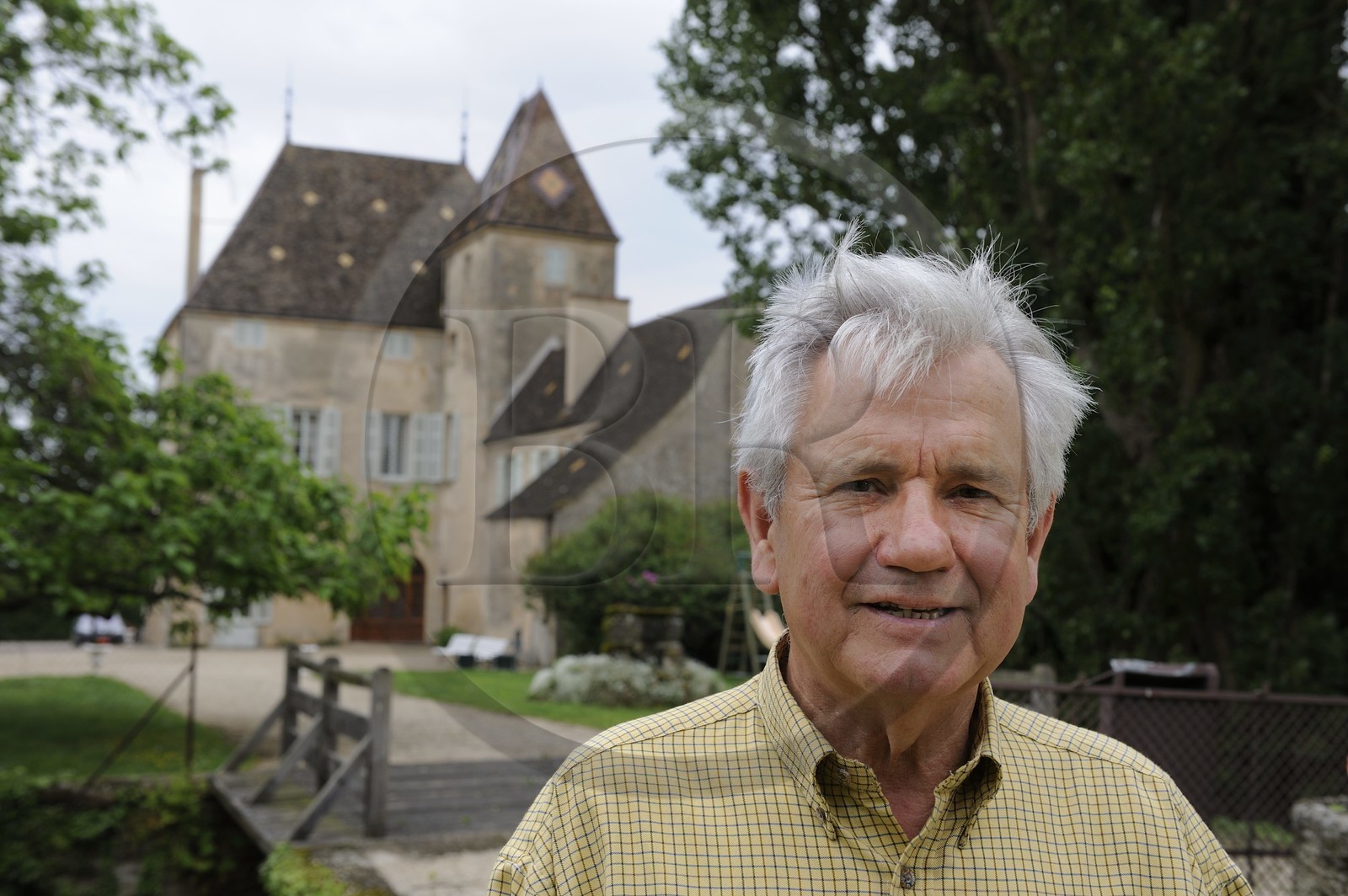 France, Côte d'Or (21), Chorey-les-Beaune, le viticulteur et propriétaire du château Benoît Germain