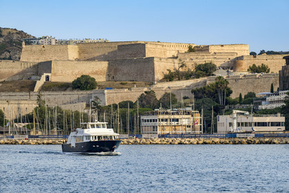 France, Bouches-du-Rhône (13), Marseille, Citadelle de Marseille (Fort Saint-Nicolas, le haut fort appelé fort d’Entrecasteaux)
