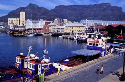 Afrique du Sud, péninsule du Cap, le port de la ville du Cap