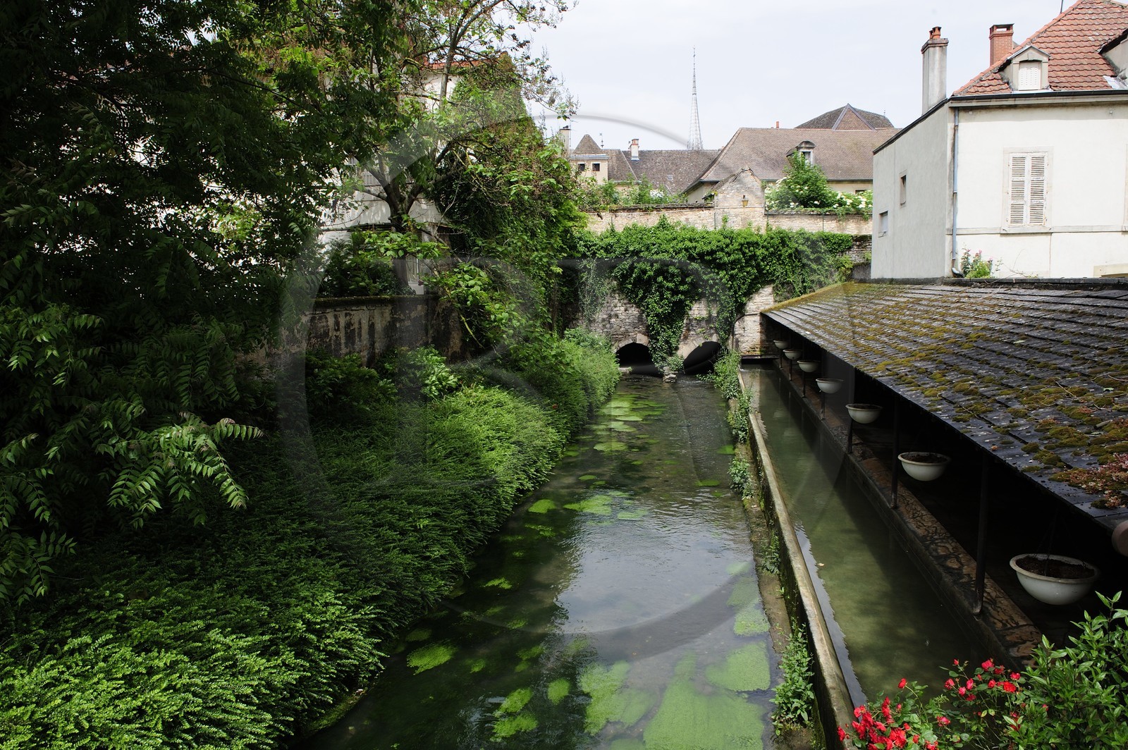 France, Côte-d'Or (21), Beaune, les anciens lavoirs