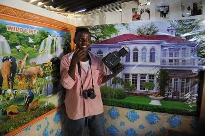 Tanzania, Morogoro district, Uluguru mountains, Mickael  the photographer from the village of Matombo