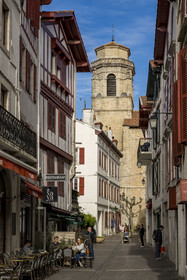 France, Pyrénées-Atlantiques (64), Pays-Basque, Saint-Jean-de-Luz, l'église Saint-Jean-Baptiste