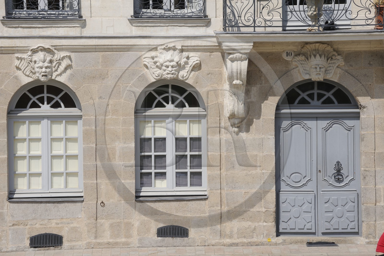 France, Loire-Atlantique (44), Nantes, maison d'armateur 10 quai Turenne sur l'ancienne Ile Feydeau