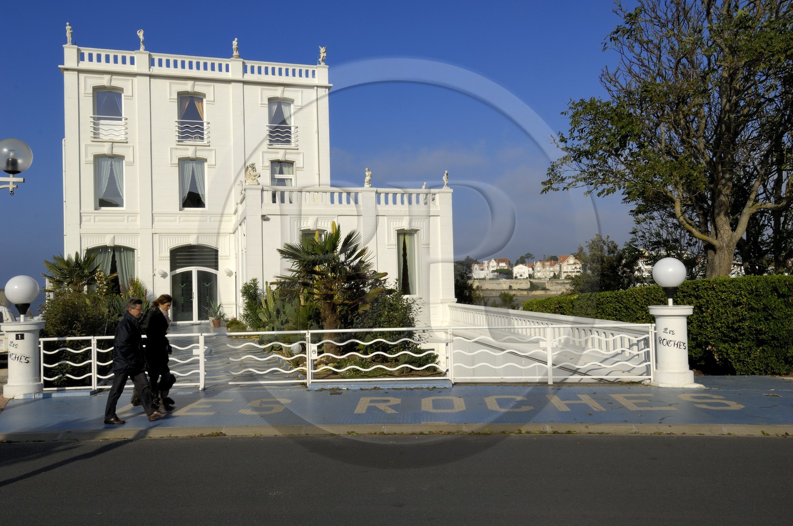 France, Charente-Maritime (17), Royan, conche de Pontaillac, maison les Roches