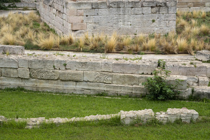 France, Bouches-du-Rhône (13), Marseille, quartier Belsunce, Centre Bourse, le musée d'histoire de Marseille, vestiges du port et du quai antique (vestiges grecs et romains)