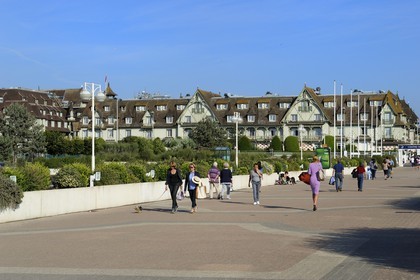 France, Calvados (14), Pays d'Auge, Deauville, l'Hotel Normandy Barriere