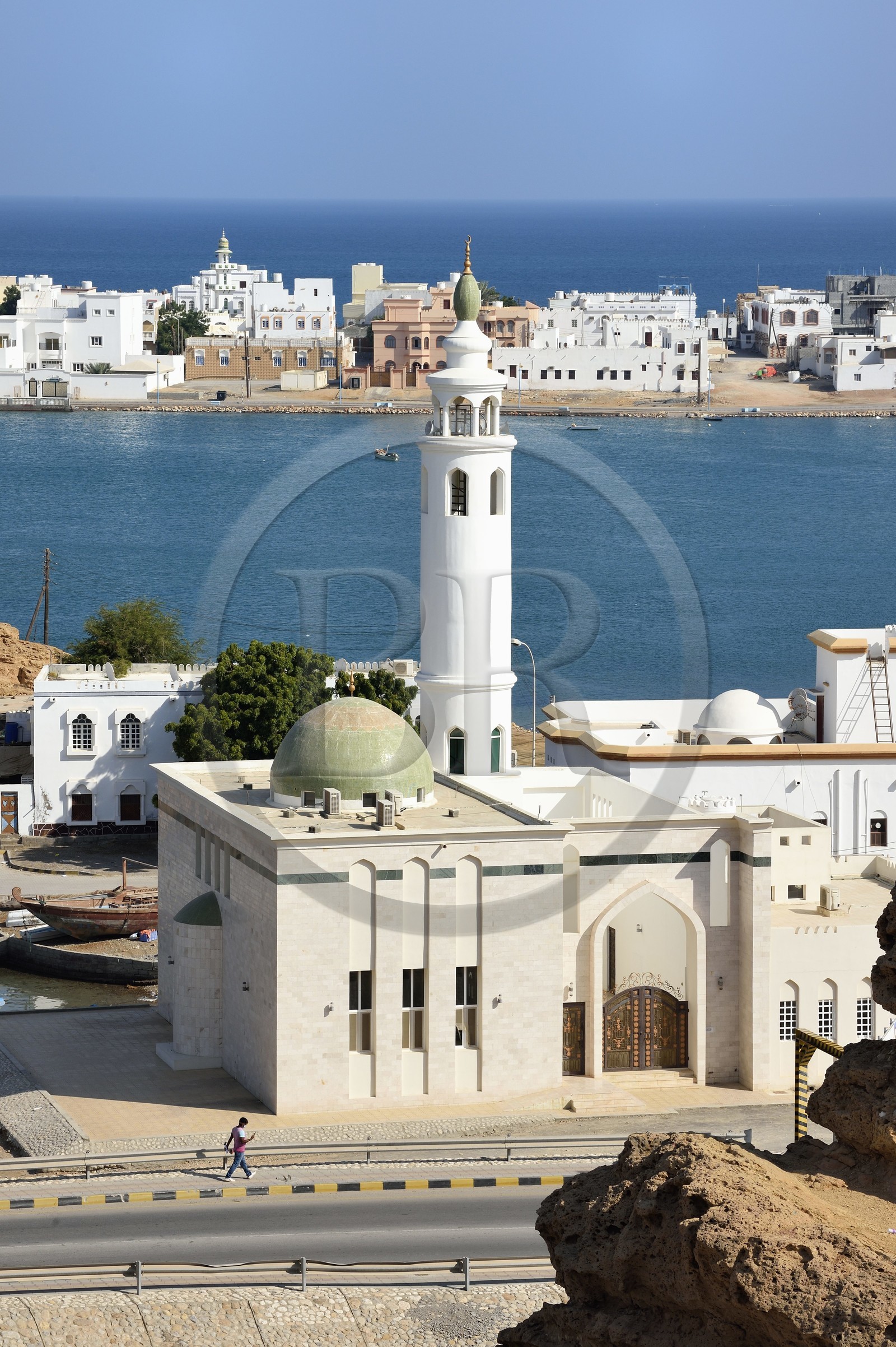 Sultanat d'Oman, gouvernorat de Ash Sharqiyah du Sud, ville et port de Sour, le vieux quartier de pêcheurs de Al Ayjah