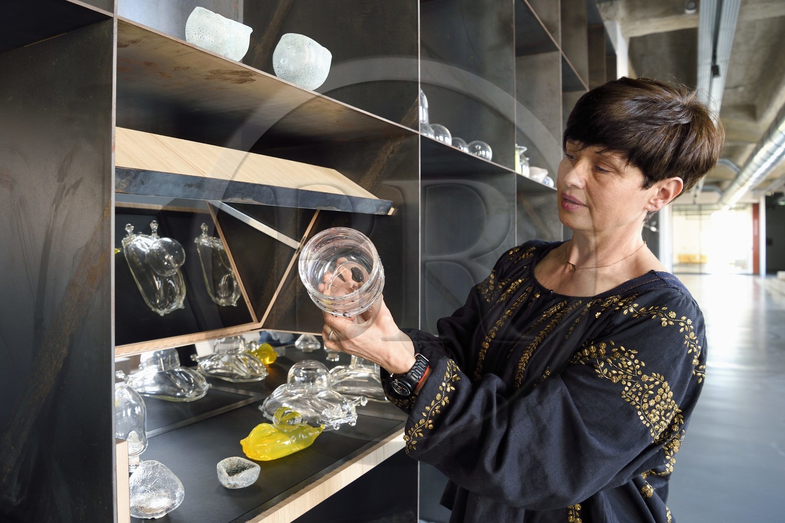 France, Charente (16), Cognac, Fondation d’Entreprise Martell, institution culturelle pluridisciplinaire (art, design et craft, architecture, musique, danse…), la directrice Nathalie Viot