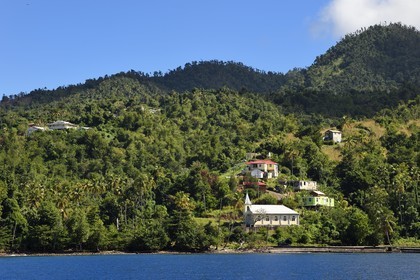 Caraïbes, Ile de la Dominique, Toucari Bay au nord de Portsmouth