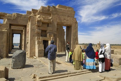 Egypt, Upper Egypt, Nile Valley, Kom Ombo Temple dedicated to Sobek, the god with a crocodile's head