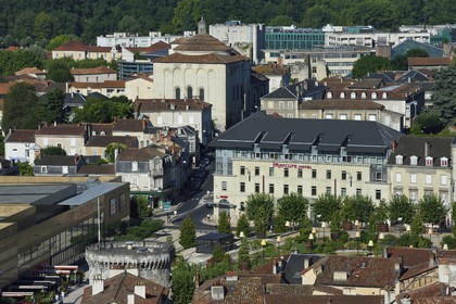 France, Dordogne (24), Périgord Blanc, Périgueux, quartier de la Cité dit de Vésone, ancienne cathédrale et église Saint-Étienne-de-la-Cité