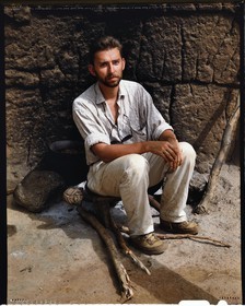 Burkina Faso, Poni province, Lobi land, Loropéni, the photographer Bertrand Rieger in 1992