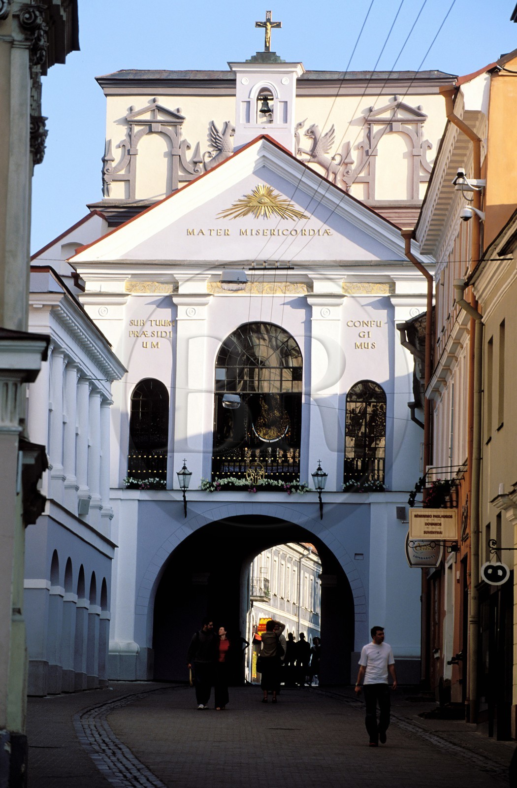 Lituanie (Pays Baltes), Vilnius, portes de l'Aurore vestige des portes de la ville