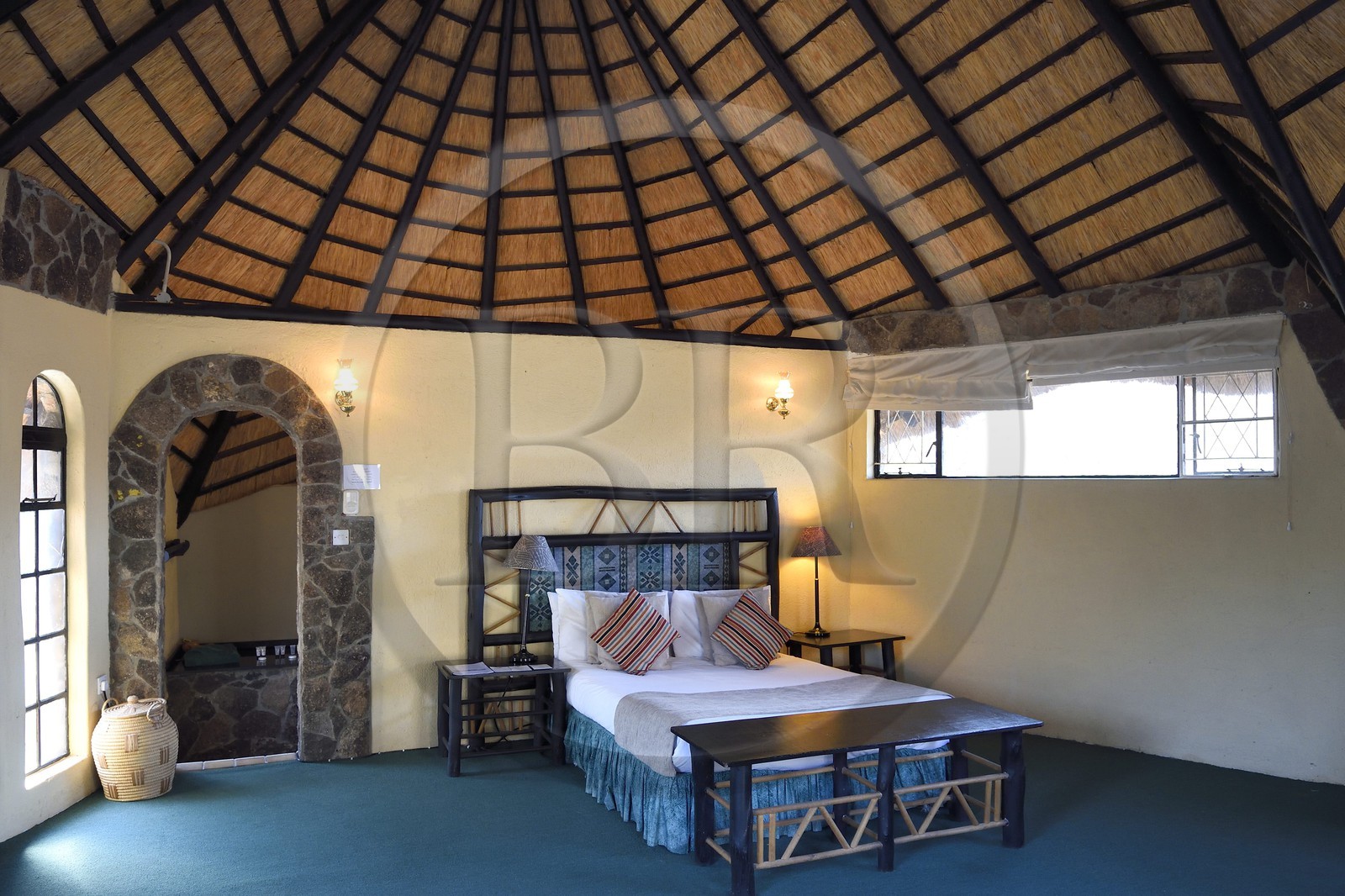 Zimbabwe, province de Matabeleland méridional, Matobo ou Matopos Hills Lodge