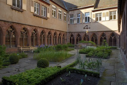 France, Bas Rhin, Saverne, cloister of the monastery of Recollects Our Lady of the Annunciation