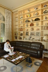 France, Alpes Maritimes, Cannes, the Villa La Californie where Picasso lived, today renamed the Pavillon de Flore by Marina Picasso, Marina Picasso granddaughter of Picasso