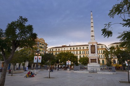 Spain, Andalusia, Malaga, the native house of Picasso on the Plaza de la Merced