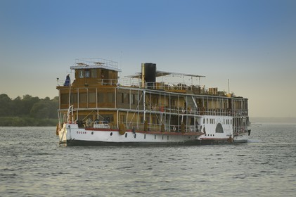 Egypt, Upper Egypt, cruise on Nile River, Aswan, Steam Ship Sudan