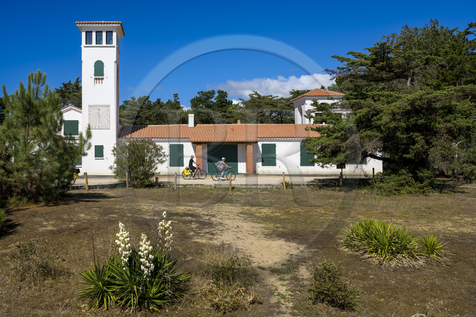 France, Vendée, Saint Hilaire de Riez, the Grosse Terre villa