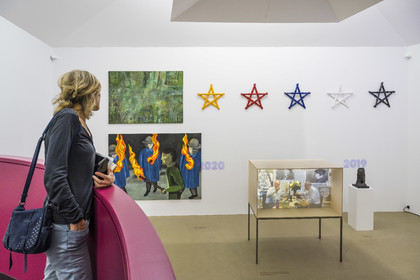 Switzerland, Basel, the Kunstmuseum Basel Gegenwart (contemporary art museum), exhibition Heute Nacht getraumt (dreamed this night) proposed by the artist Ruth Buchanan