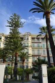France, Alpes-Maritimes, Menton, the former Hotel Regina turned into private apartments