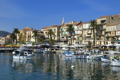 France, Haute Corse, Calvi, the harbour and quai Landry